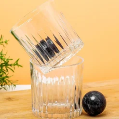 Whiskey glazen en ijsballen (set van 4)