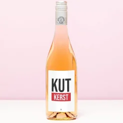 Wijnfles Kut Kerst
