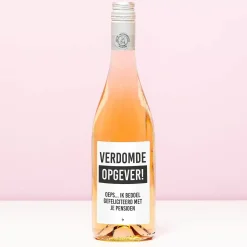 Wijnfles Opgever pensioen