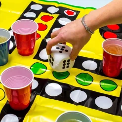 XXL Ludo drankspel met plastic bekers