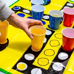 XXL Ludo drankspel met plastic bekers