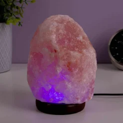 Zoutlamp met ledverlichting